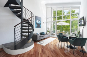 Blueberry Living - Design Loft nahe München - Dachterrasse - S-Bahn